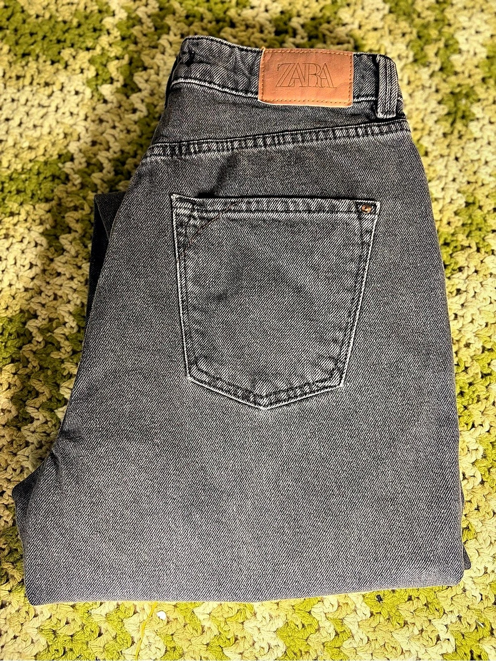 ZARA Faded Black Pants